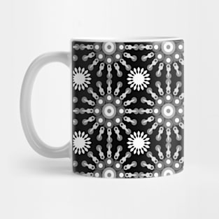 Black and white seamless pattern Mug